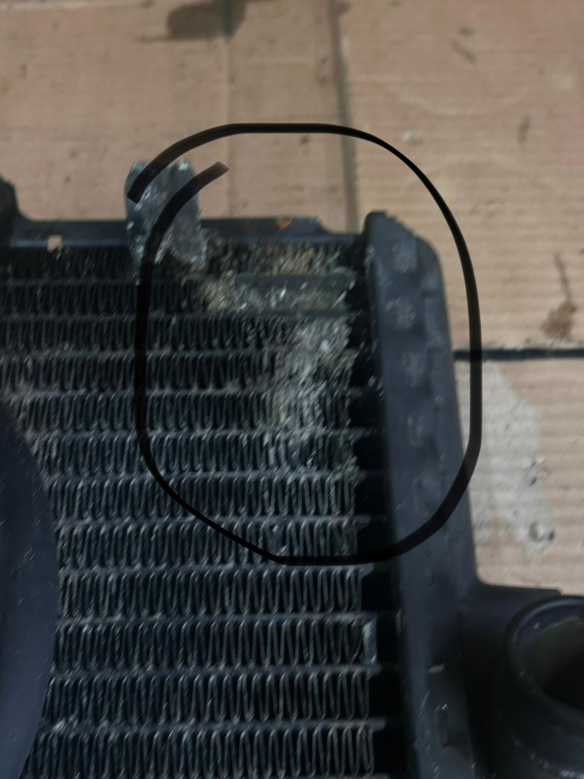 1990 BMW K100 LT Radiator + Cooling Fan