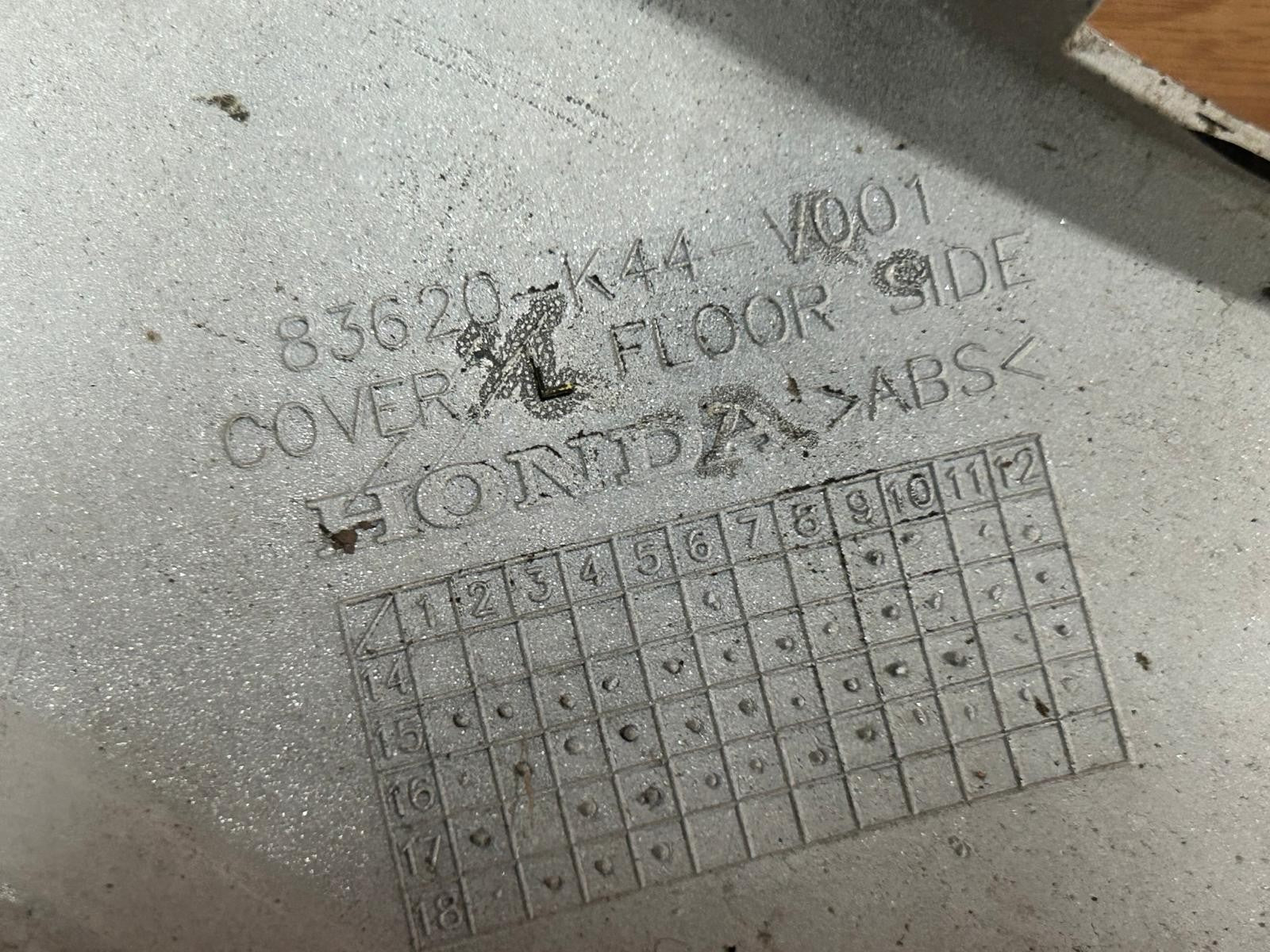 2019 Honda NSC110 Vision Left Side Floor Cover | 83620-K44-V001
