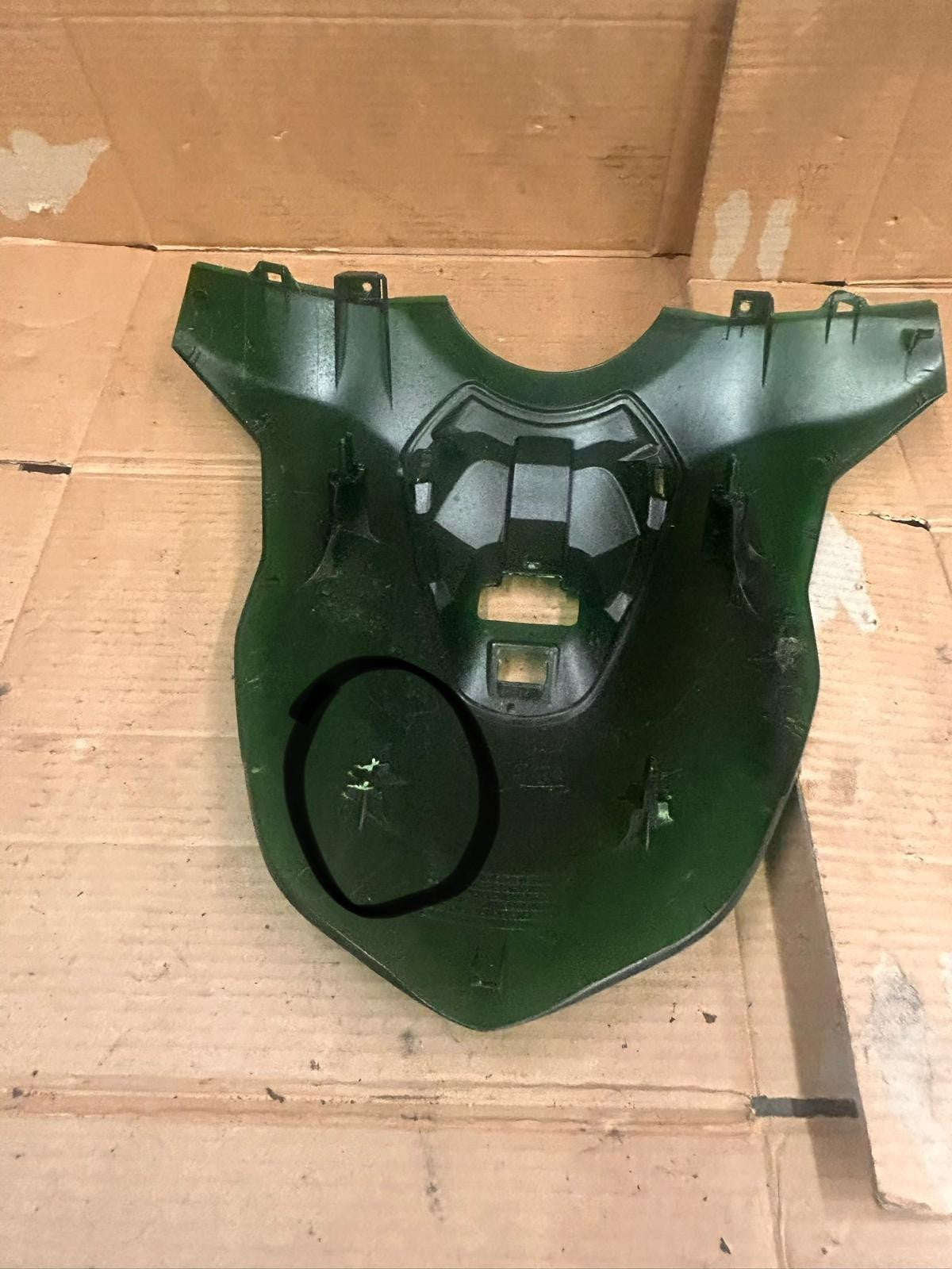 2024 Honda SH125i Vetro Green Front Top Cover | 64300-K0R-V000