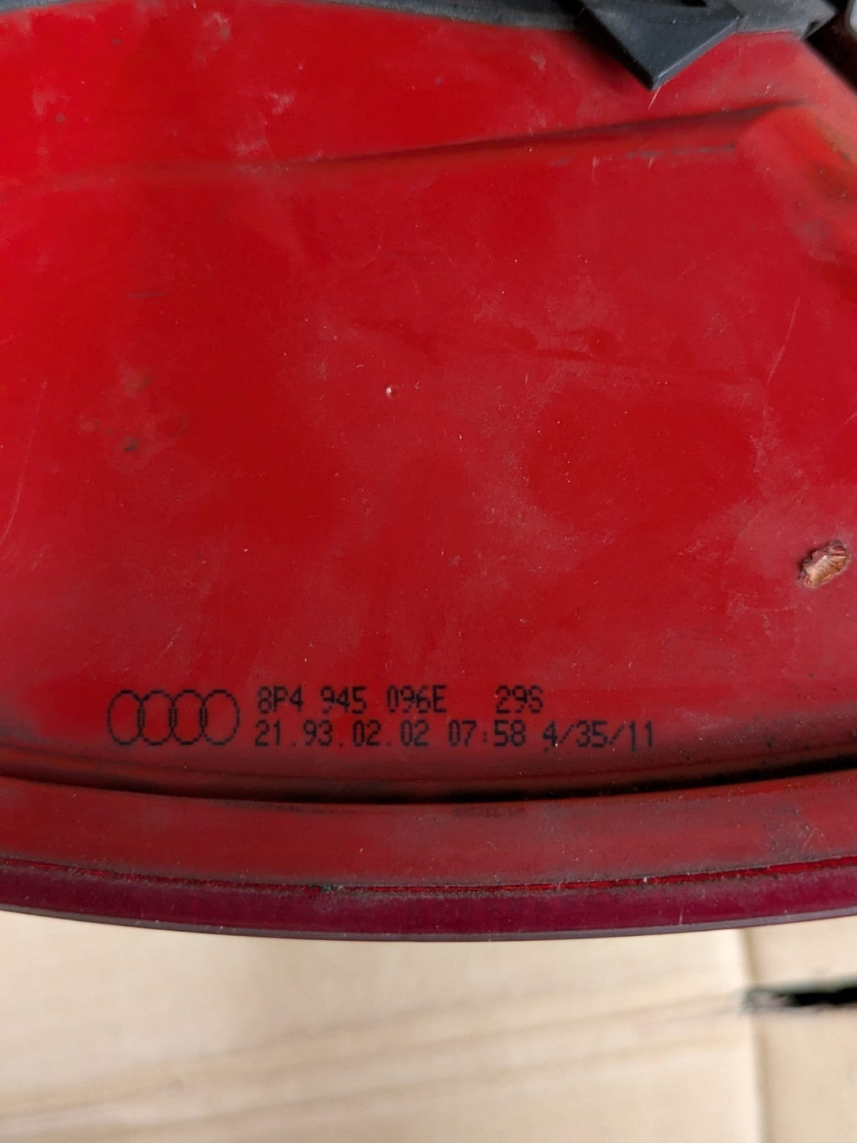 2011 Audi A3 S Line Driver Right Side Tail Light | 8P4945096E