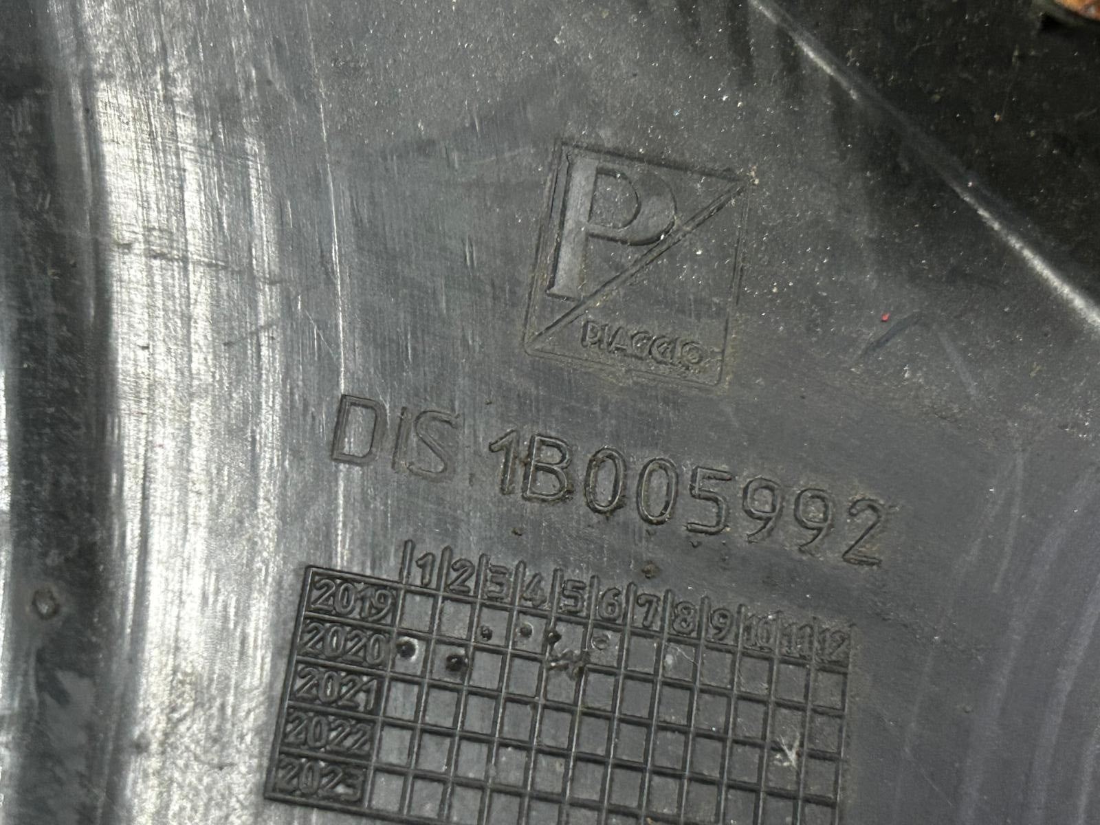 2024 Piaggio MP3 300 Right Side Mid Fairing Panel | 1B005992