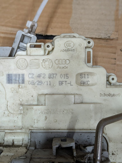 2011 Audi A3 S Line Front Left Passenger Door Lock Mechanism | 4F2837015