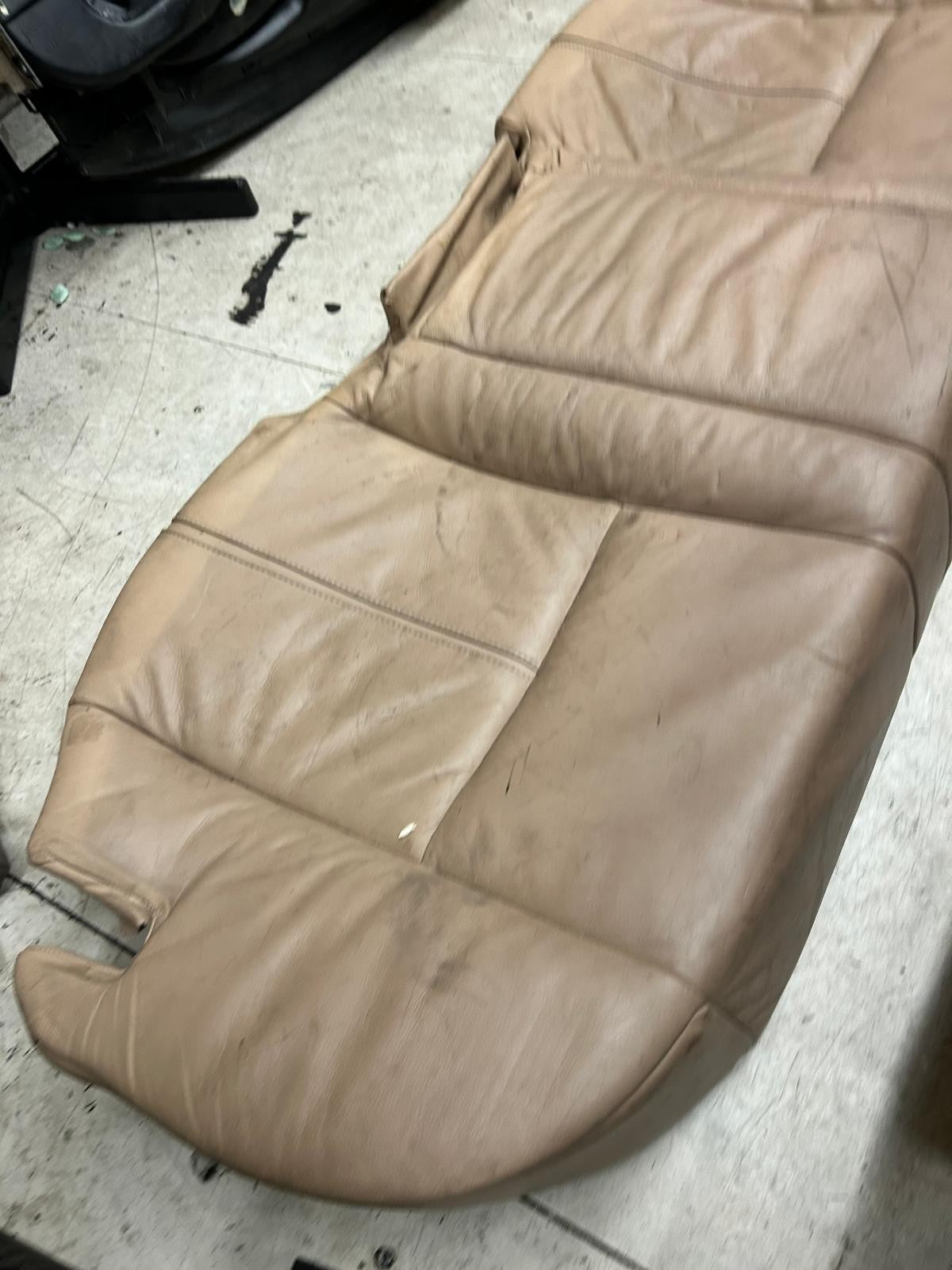 Genuine BMW 7 Series E38 Rear Seat Bench Cushion | Sandbeige