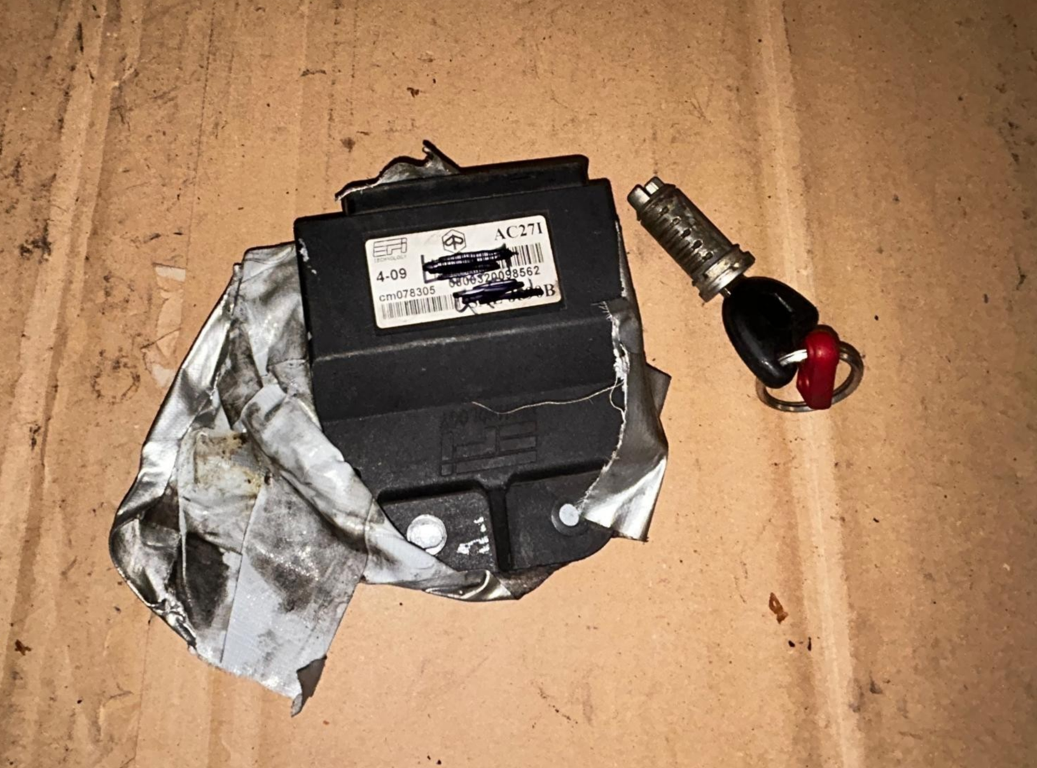 2006 - 2015 Piaggio Liberty 125 ECU Unit Set with Key & Barrel | CM078305