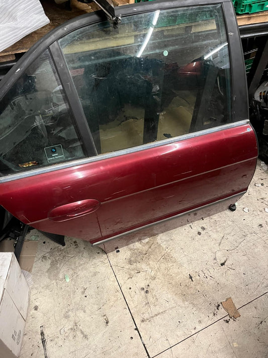 BMW E38 740i Red Door Frame | No Glass Only Door