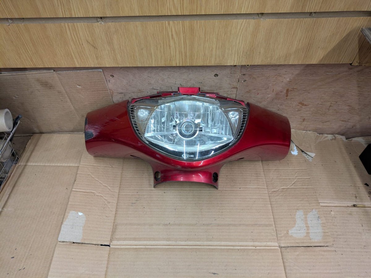2008 Honda SH 125 Handlebar Cover Panel + Headlight | 53205-KTF-6400