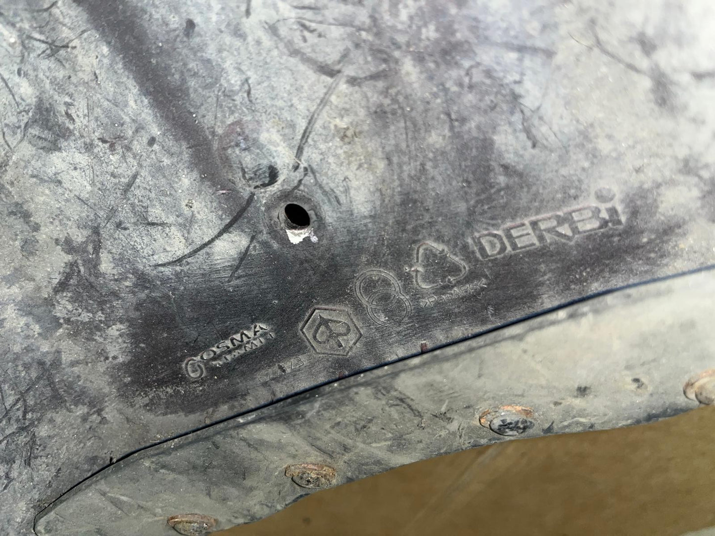 2009-2013 Vespa LX 50 Rear Plate Holder