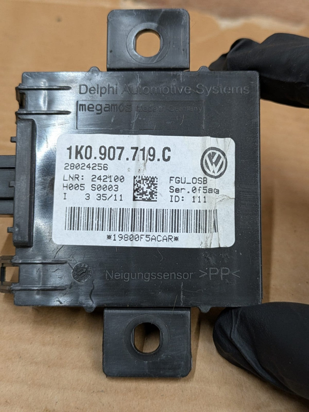 2011 Audi A3 S Line Anti-Theft Module ECU | 1K0907719C