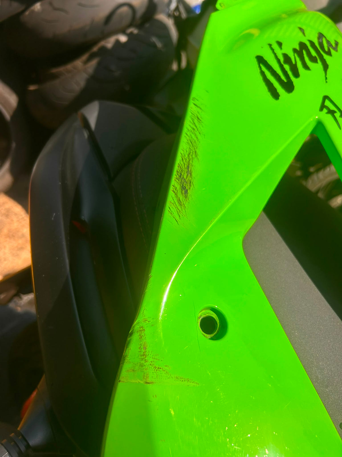 Kawasaki Ninja ZX6R Front Left Fairing Panel